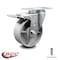 Service Caster 4 Inch Semi Steel Wheel Swivel Top Plate Caster with Total Lock Brake SCC SCC-TTL20S414-SSS - alternate 3